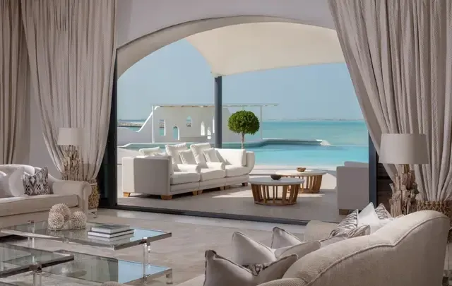 Suite at the Anantara Santorini Abu Dhabi Retreat