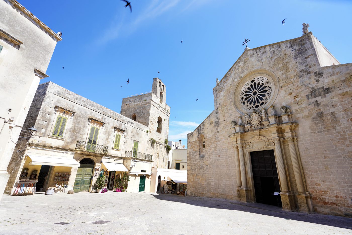 The cathedral in the historic centre of Otranto