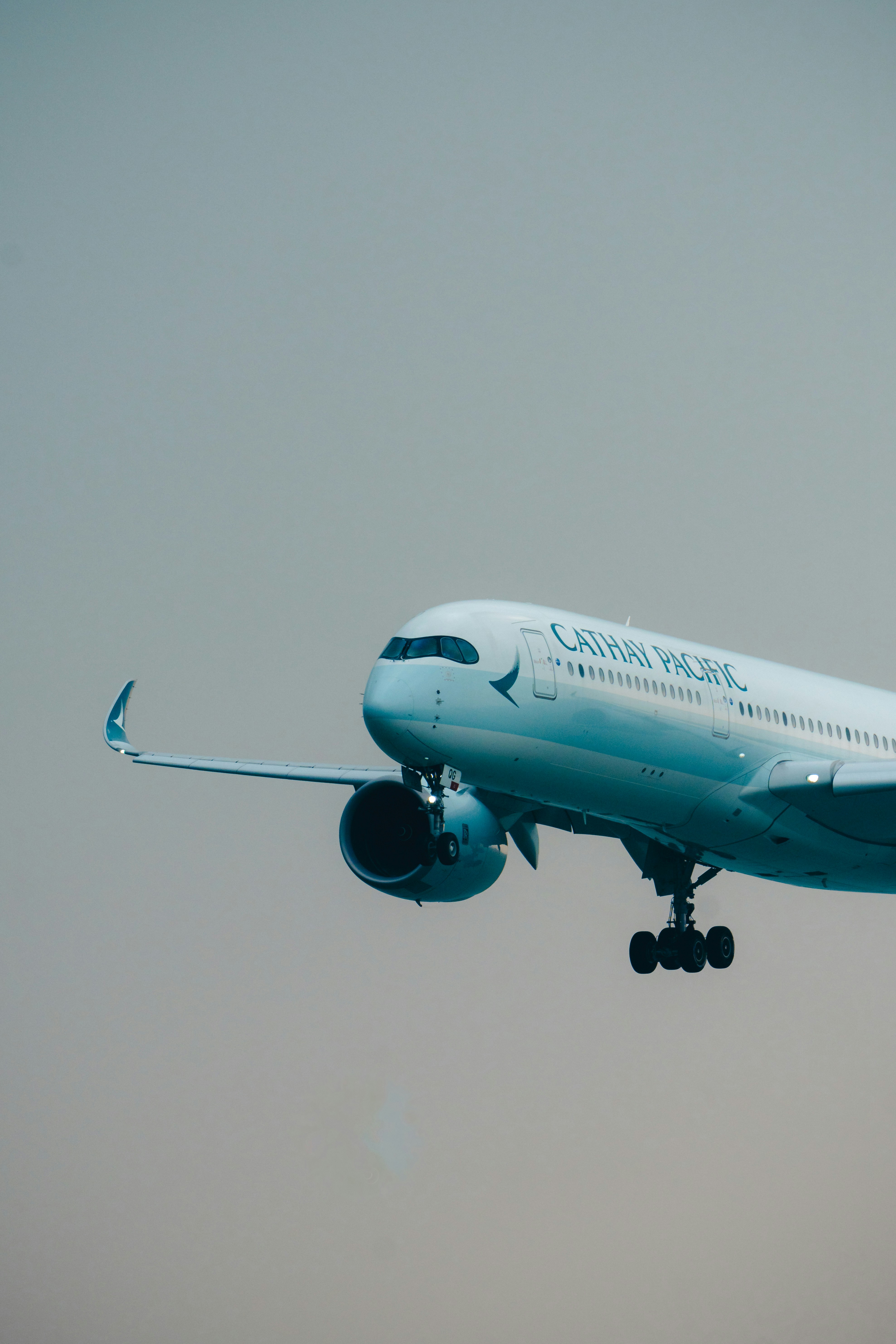 Cathay Pacific Plane in the Sky
