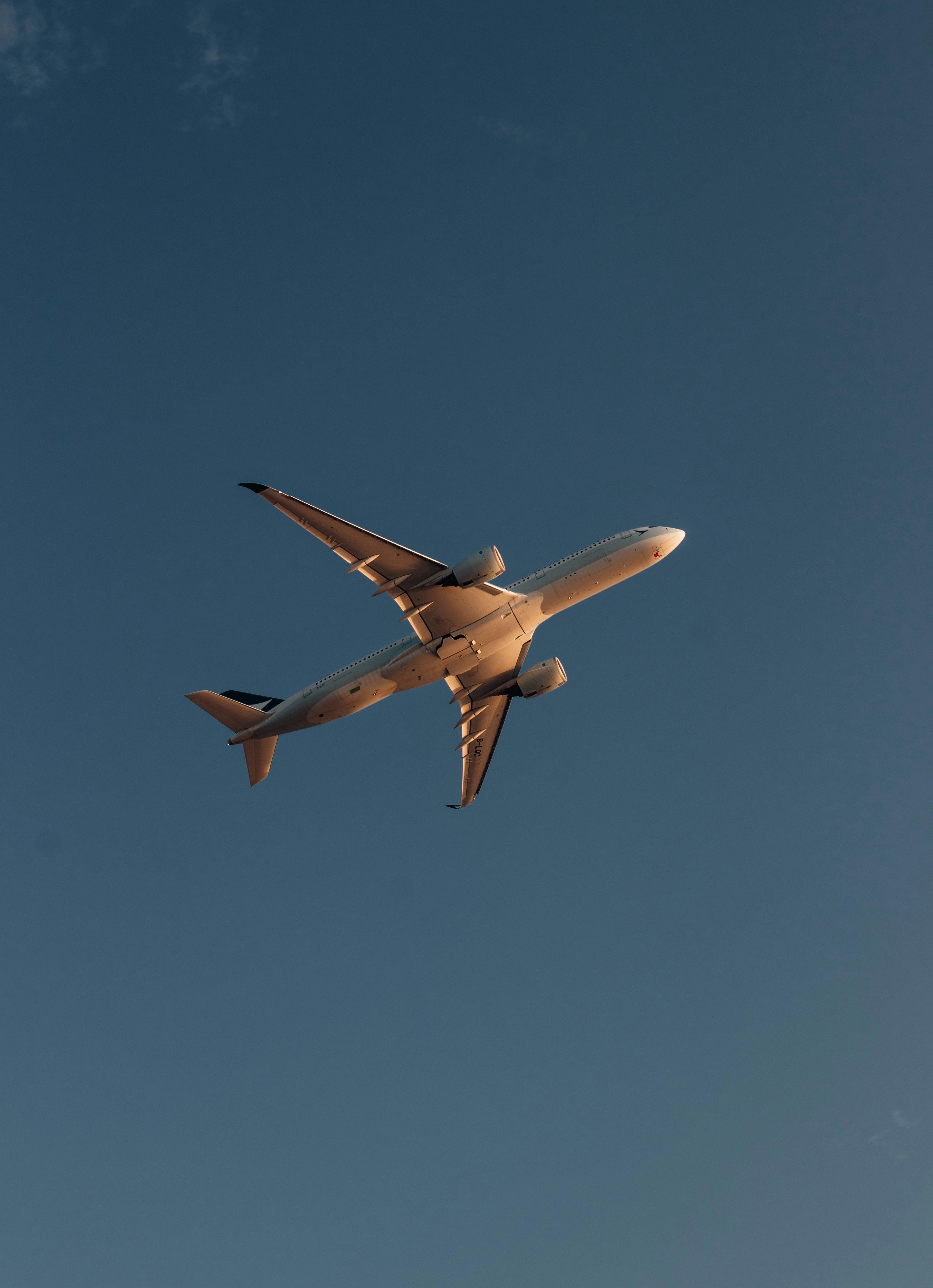 Cathay Pacific plane from the ground